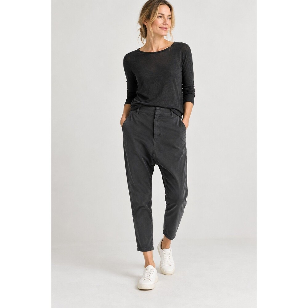 NWT Kristensen Du Nord C340 G2 Pants Size 2 Graphite Cotton Stretch Drop Crotch